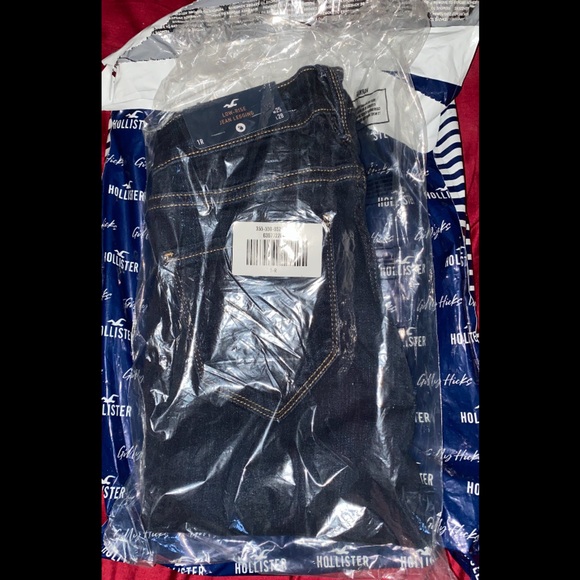 🆕NWT!! Hollister Low-Rise •Jegging•, color: DARK, size 1 reg, w25, L28 - Picture 3 of 3